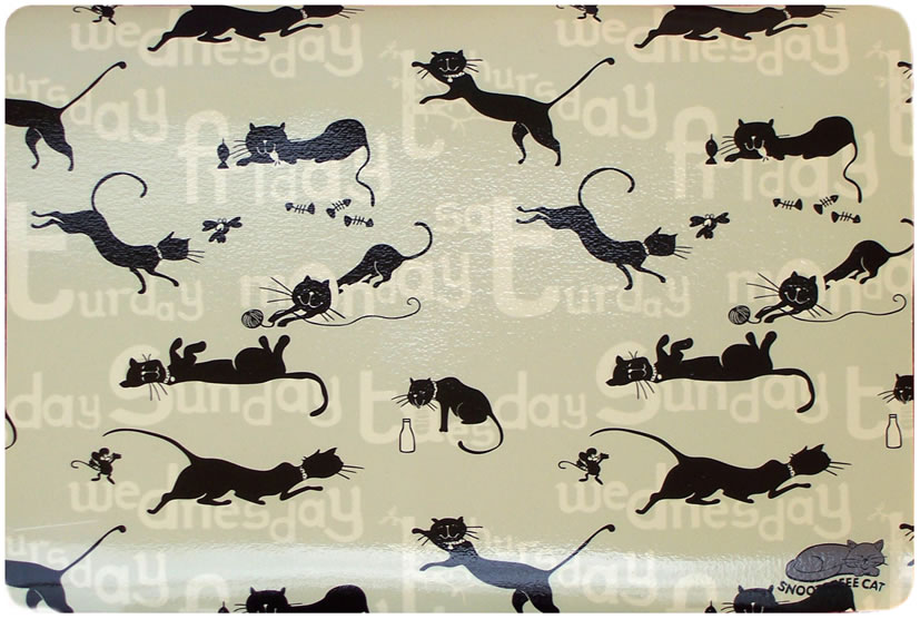 cat feeding mat