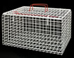Large wire frame cat carrier top opening basket